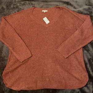NWT Maurices X-Large V Neck Thin Knitted Sweater